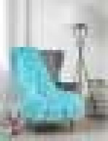 Плед меховой «Шиншилла», двухсторонний, 240 × 220 см, бирюза